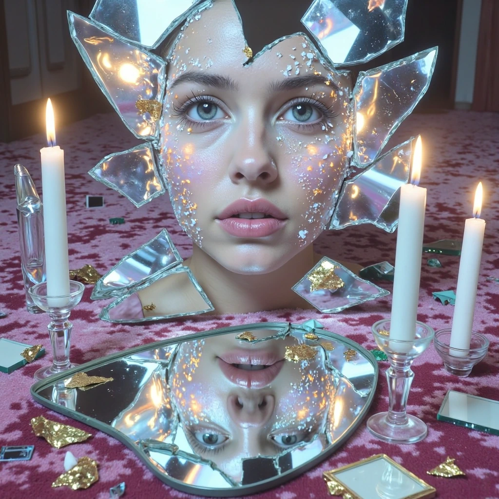 the mirror knew too many versions of her.