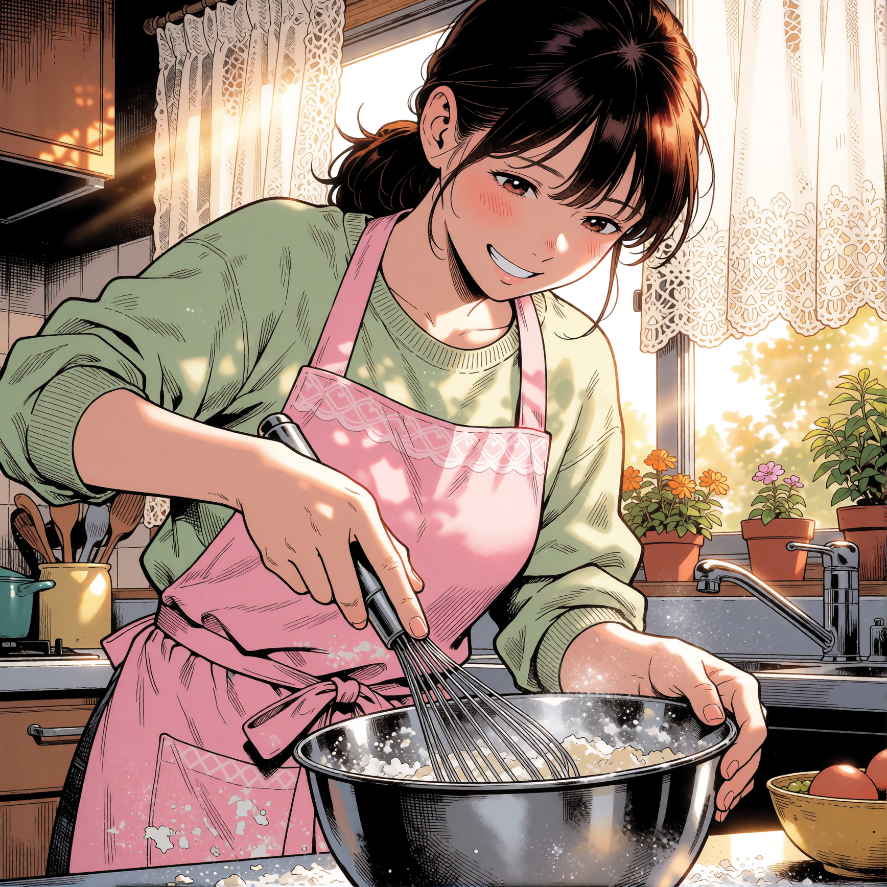 there's something so satisfying about domestic anime moments…