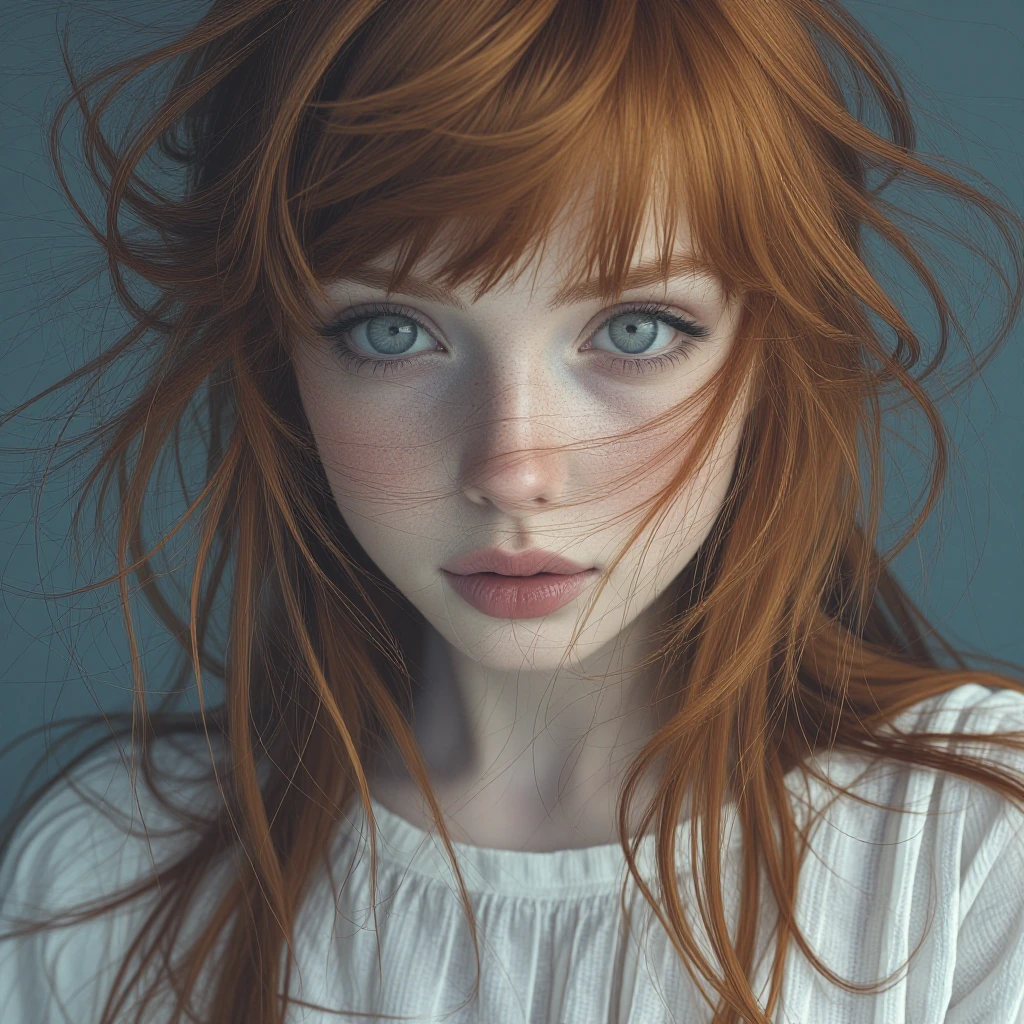 girl with red hair