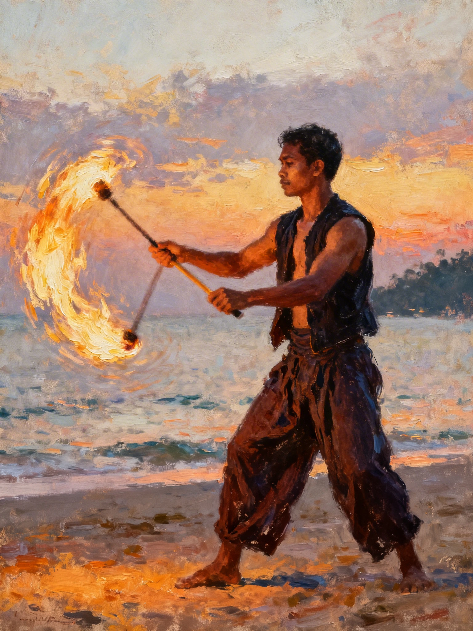Fire Dancer, Batu Ferringghi, Penang