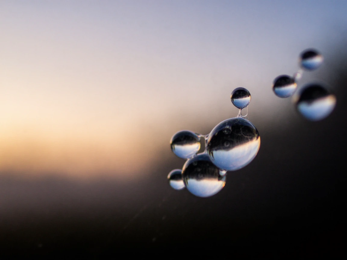 tiny worlds hanging from silk.