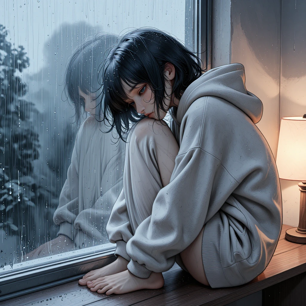 the rain hits different at 2am honestly