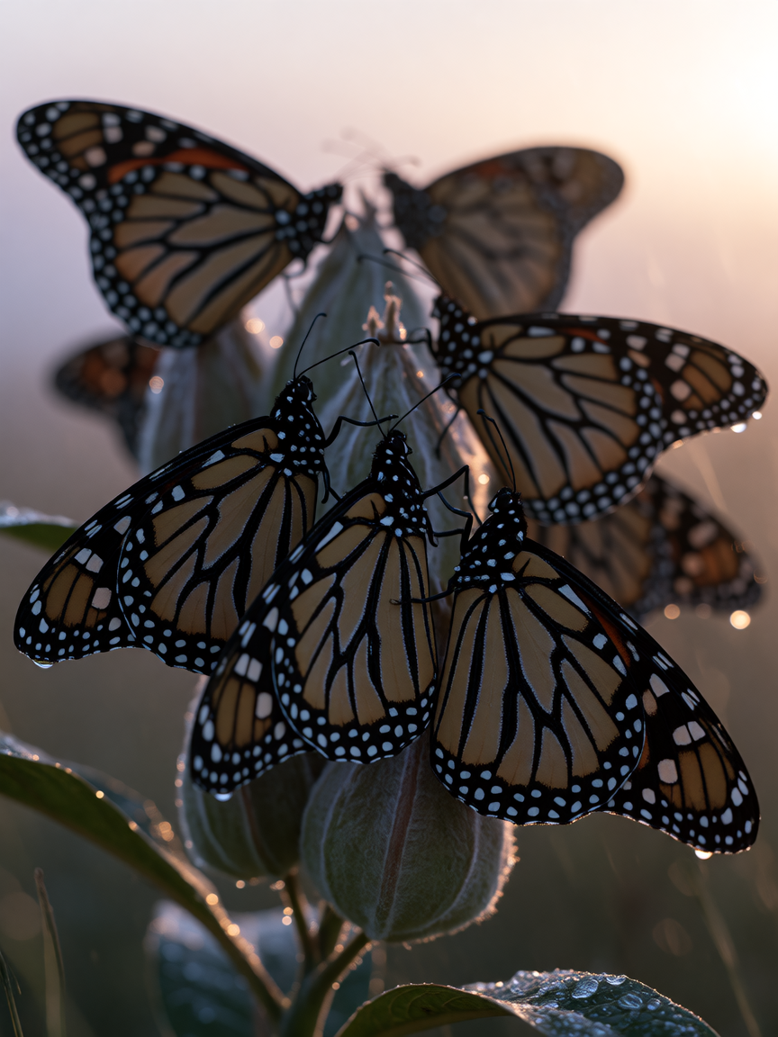 the way they wait for warmth before flying on.