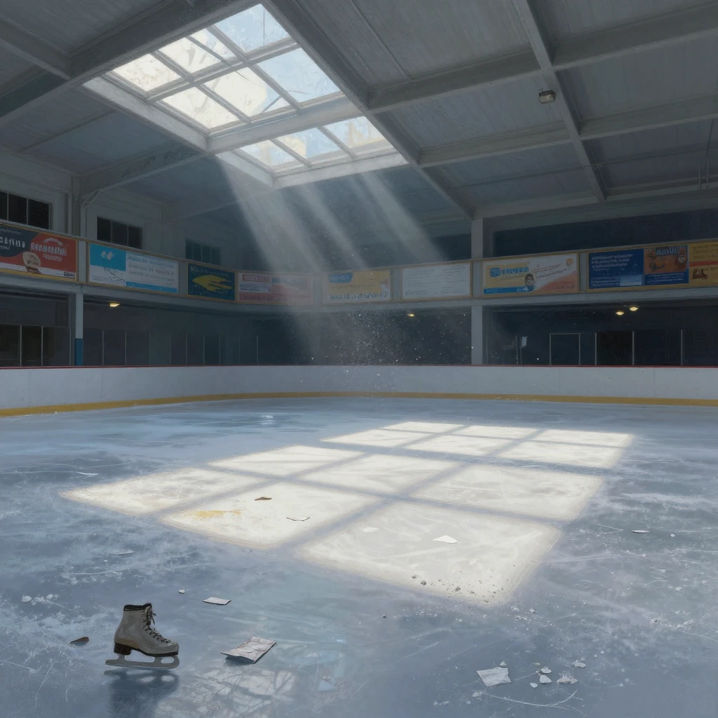 the ice never melted.