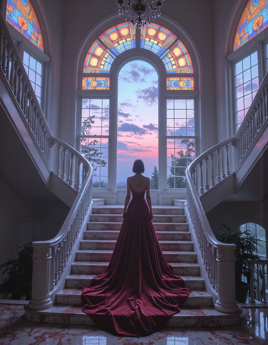 the dress still smells like him.