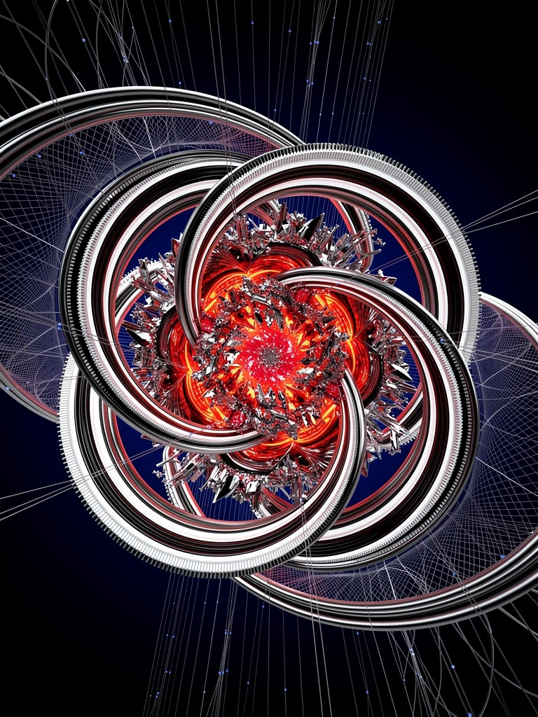 "A macro-photographic, hyper-maximalist visualization of "Liquid Glass — Fluid Motion," functioning as a visual manifestation of a cognitive shift and quantum entanglement. The core subject is an impossible, zero-gravity kinetic anomaly composed enti