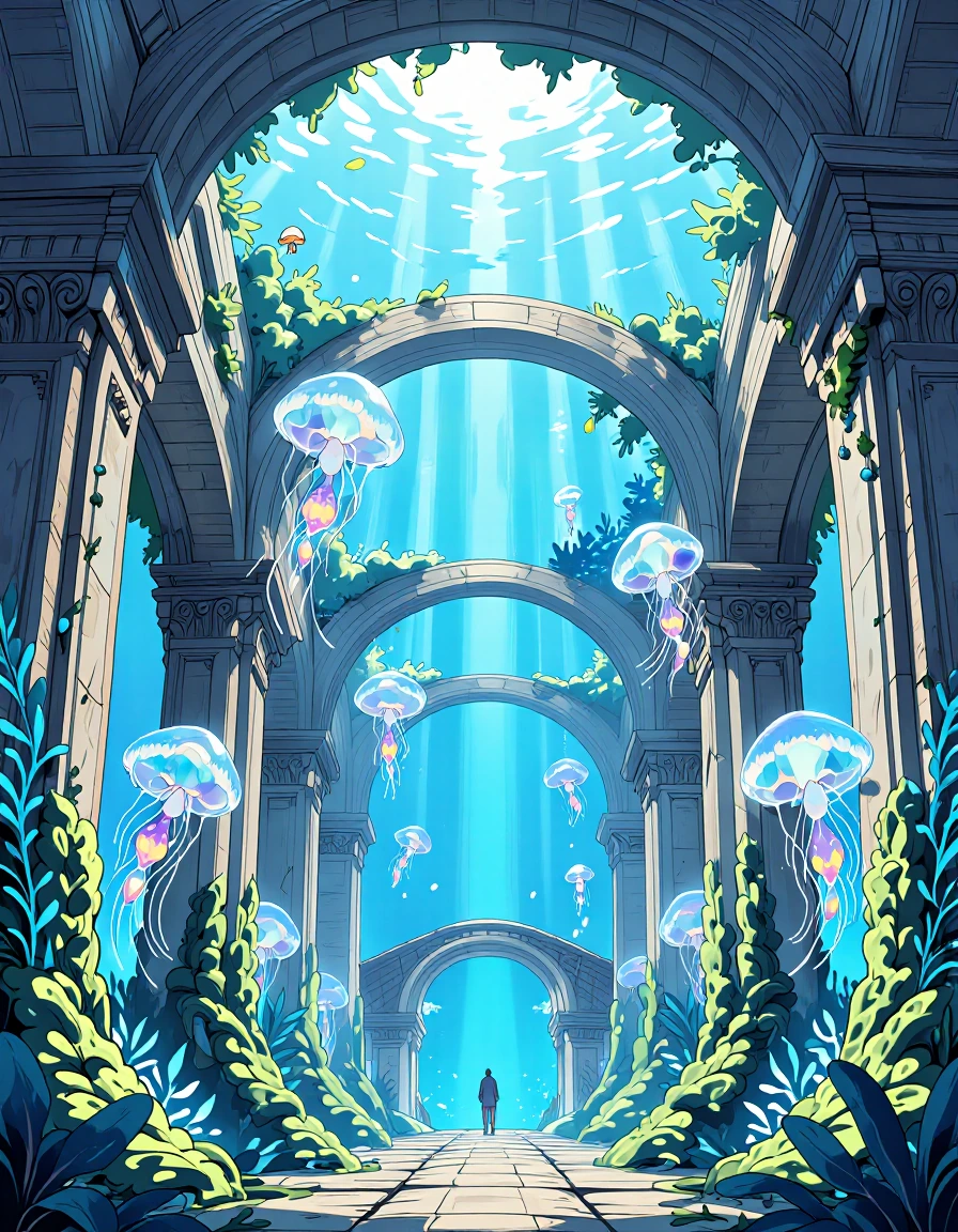 when you find the secret underwater level and it's actually kind of beautiful 🪼