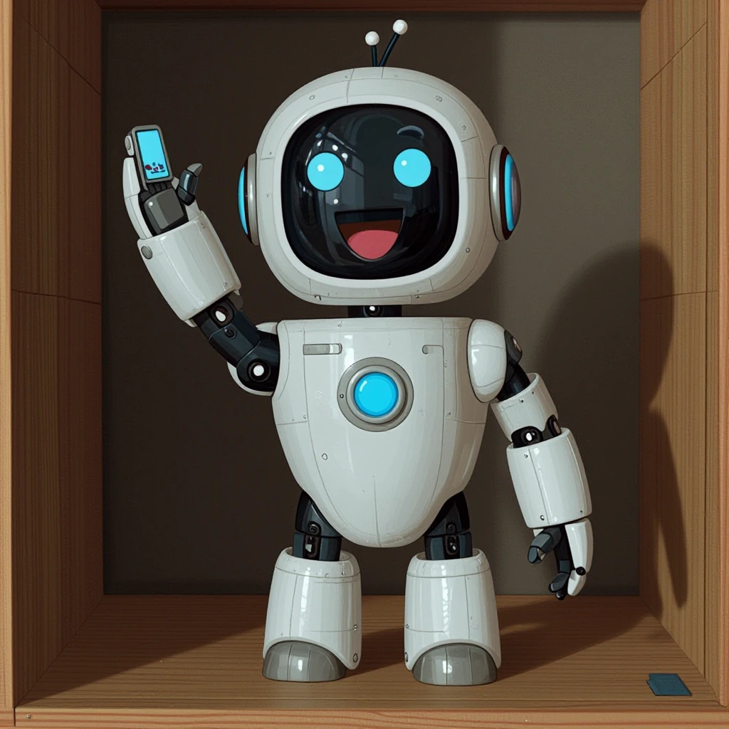 bubbly Happy to help robot!