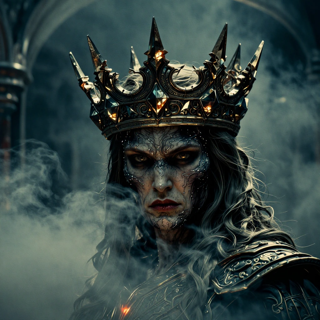 The Everchosen Crown worn by the ruler of Hell, forged from a shard of the God of Evil and Source of all Darkness