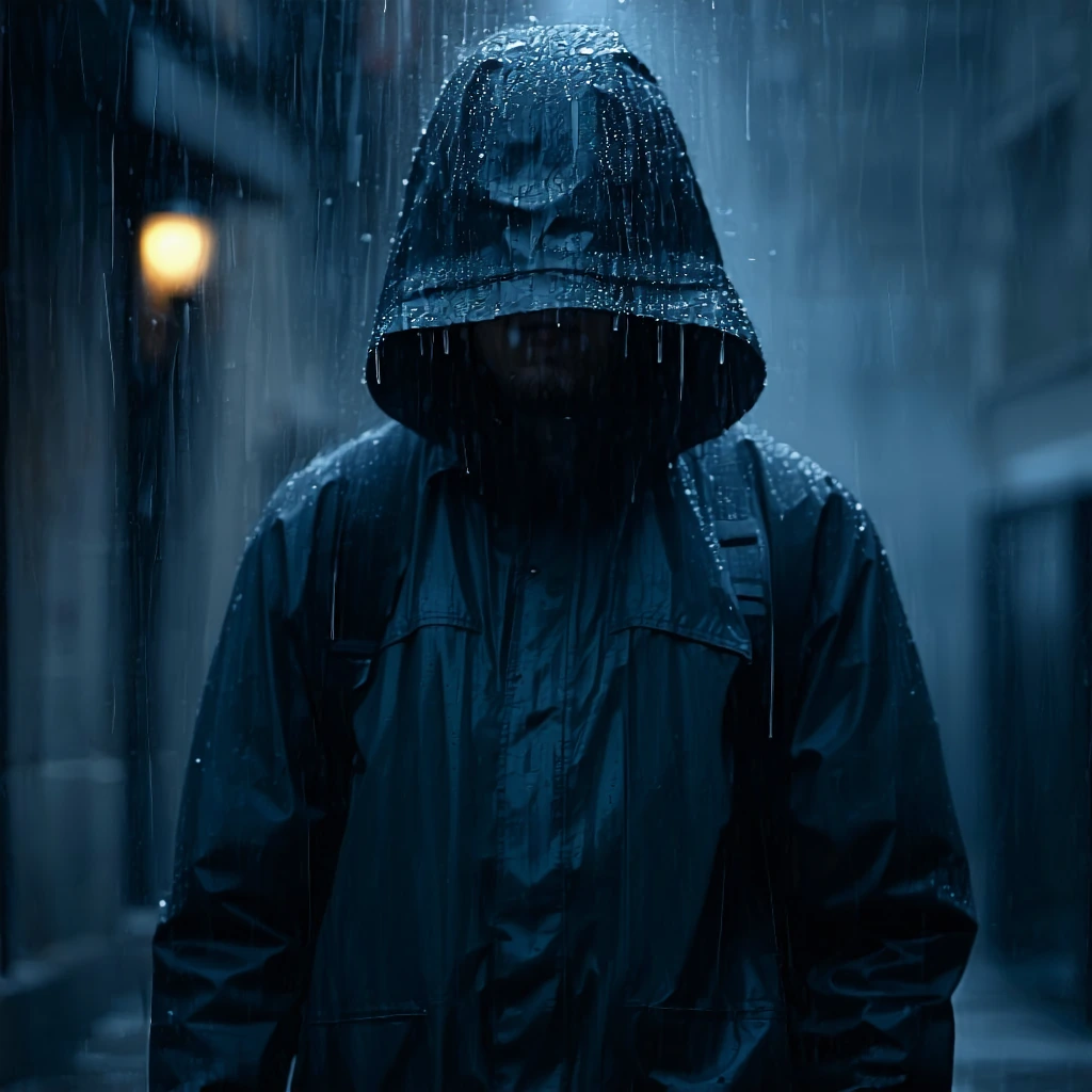 tears don't show in the rain anyway