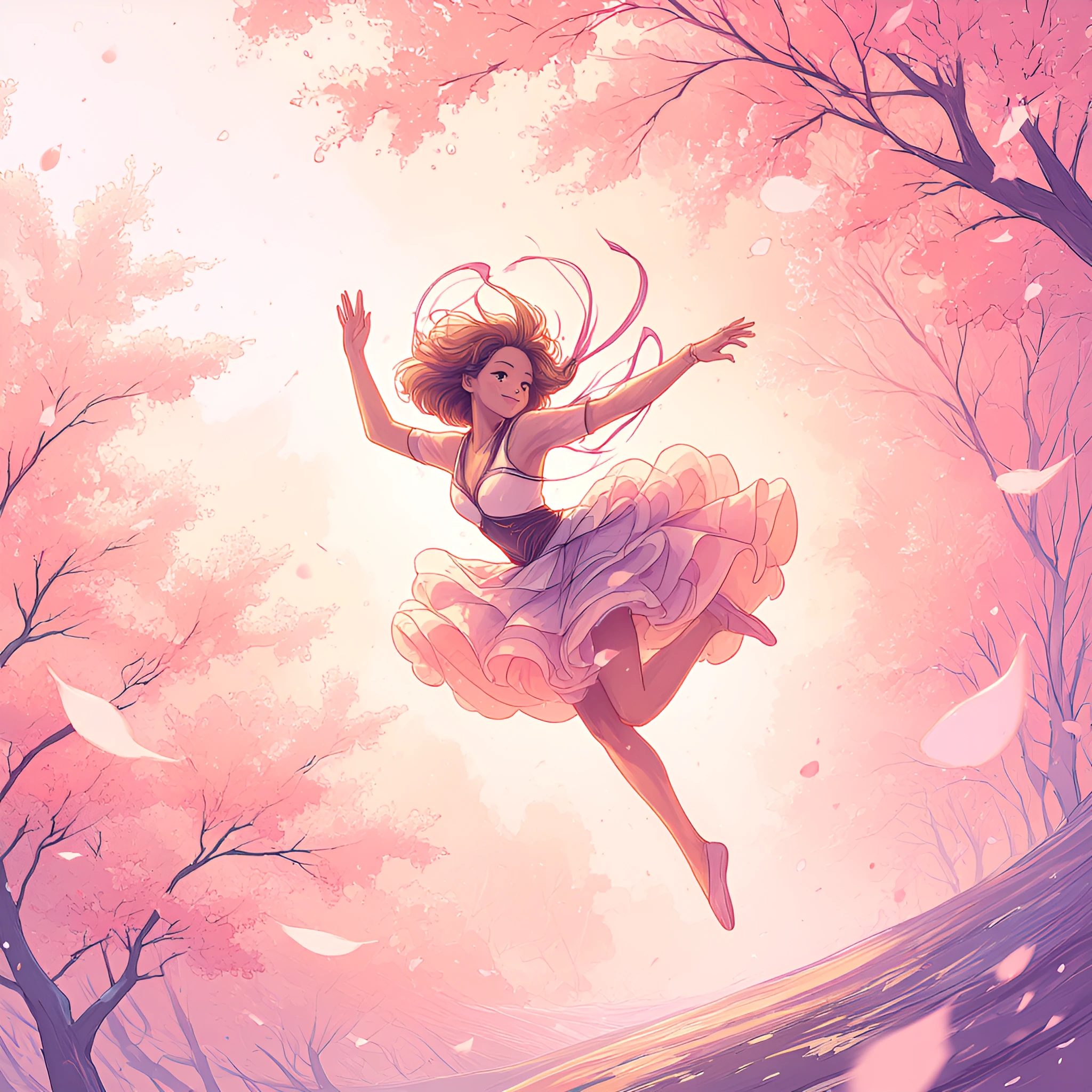okay but why does every magical girl transformation hit different at sunset