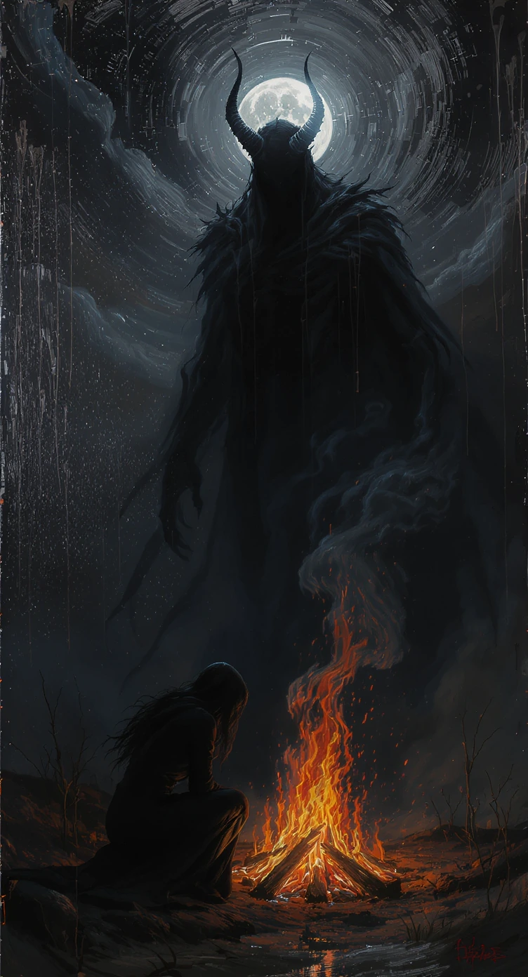 One must not stir up the embers when the moon is full. One must not whisper to the shadows in misty…