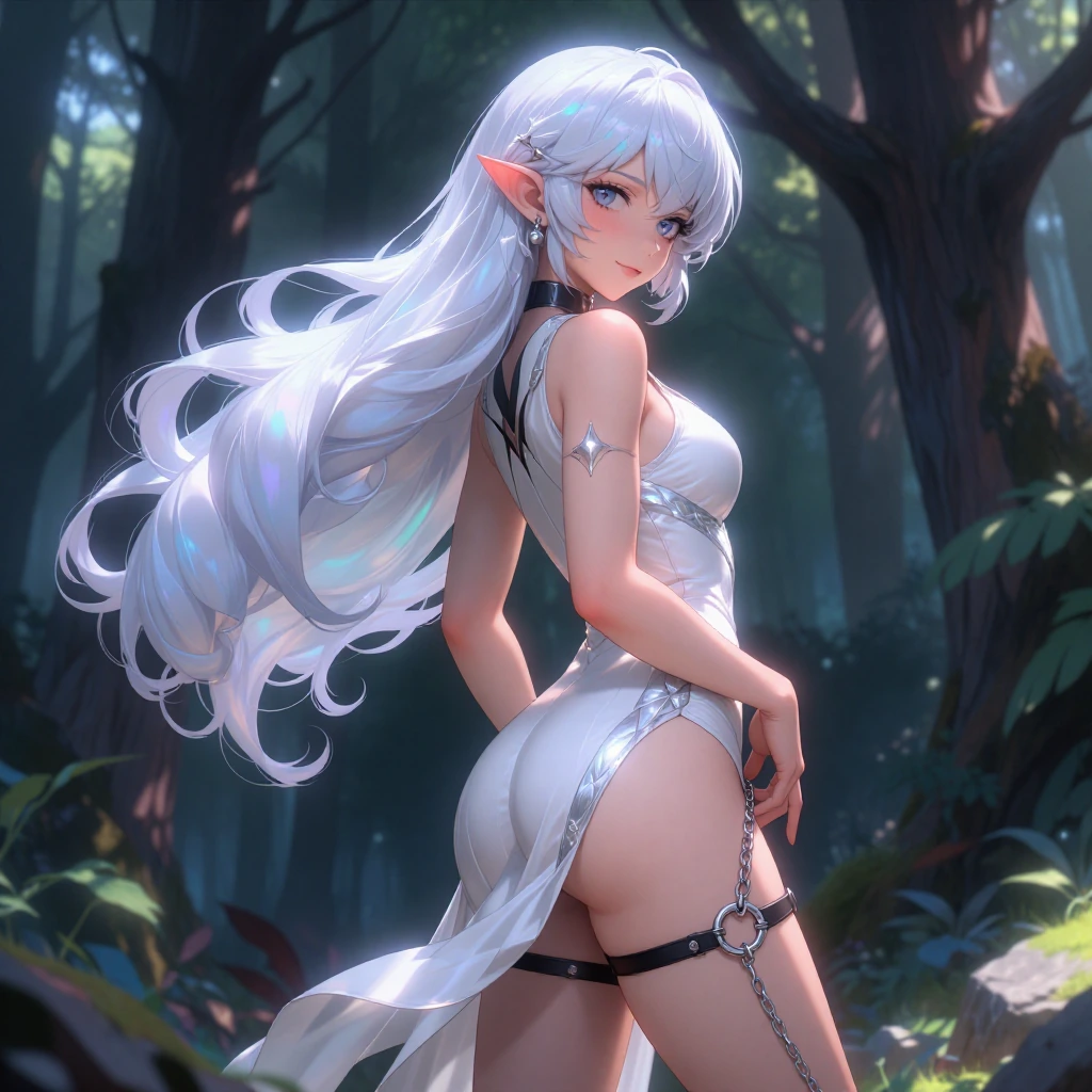 masterpiece, best quality, ultra-detailed 8K anime illustration, full body pin-up style. lirien, a v…