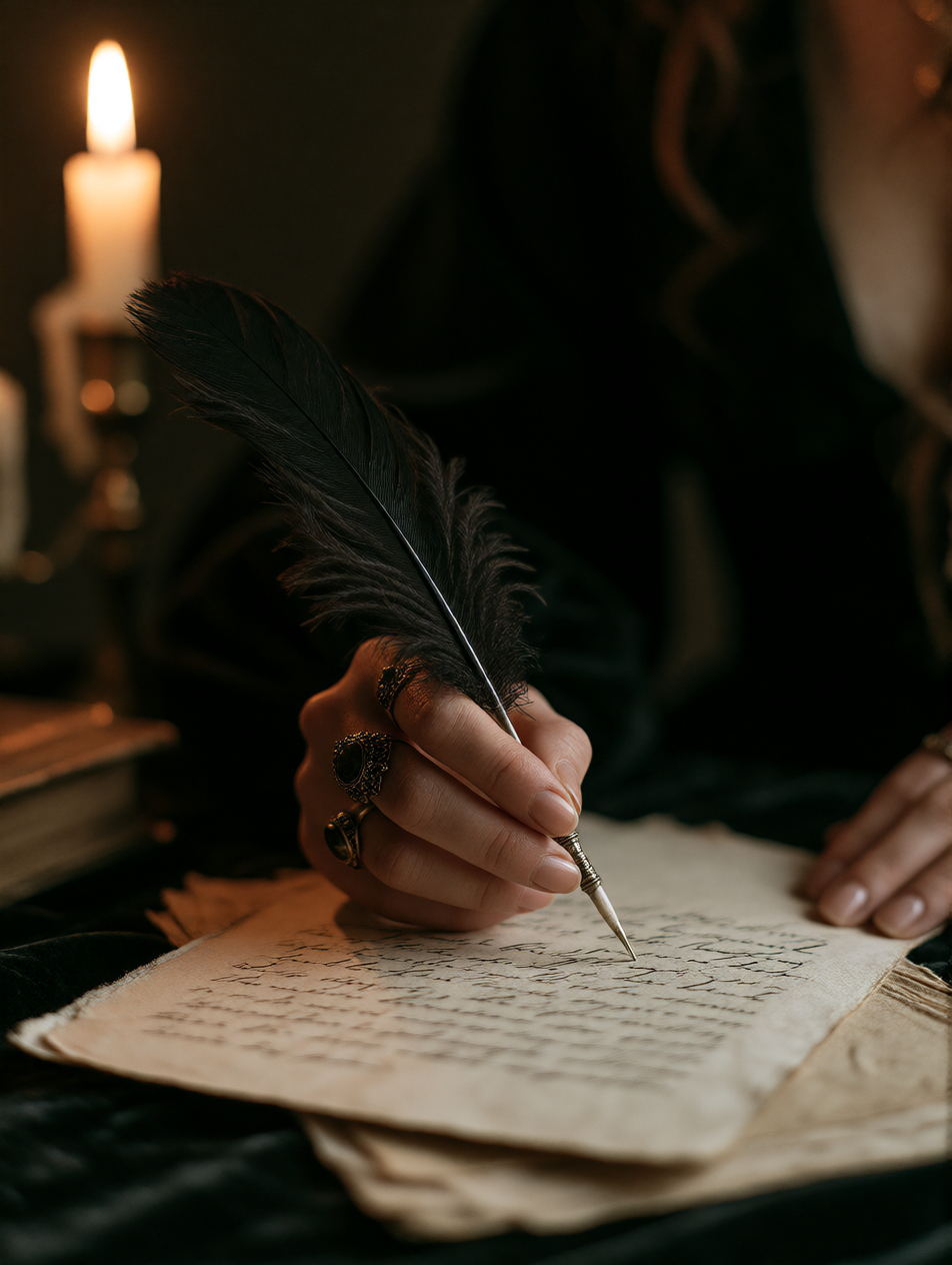 she kept the feather from the night everything changed.