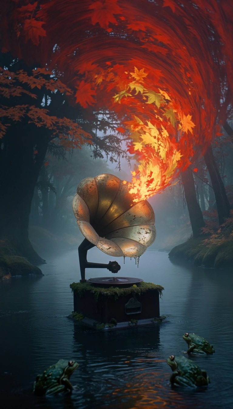 A symphony for no one, except for the cold silence of the forest and the silent witnesses of the mud…