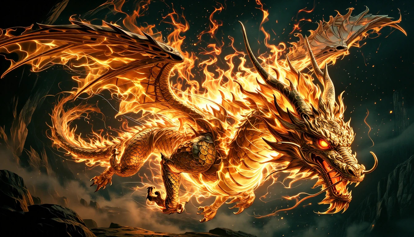 The Sun is in fact a Mighty Golden Dragon breathing an eternal flame as he flies around the world of men and elves.