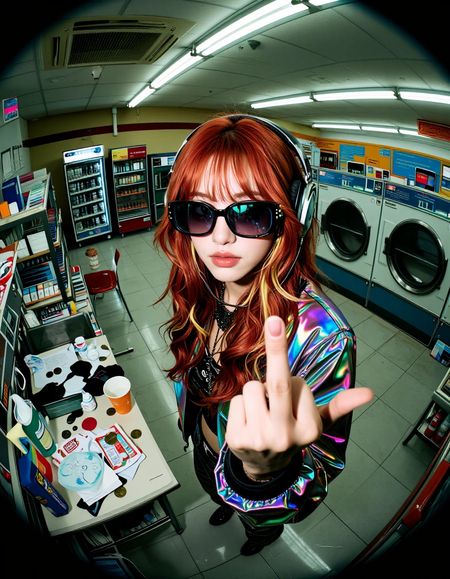 Laundromat vibes. 🕶️🖕🏻
