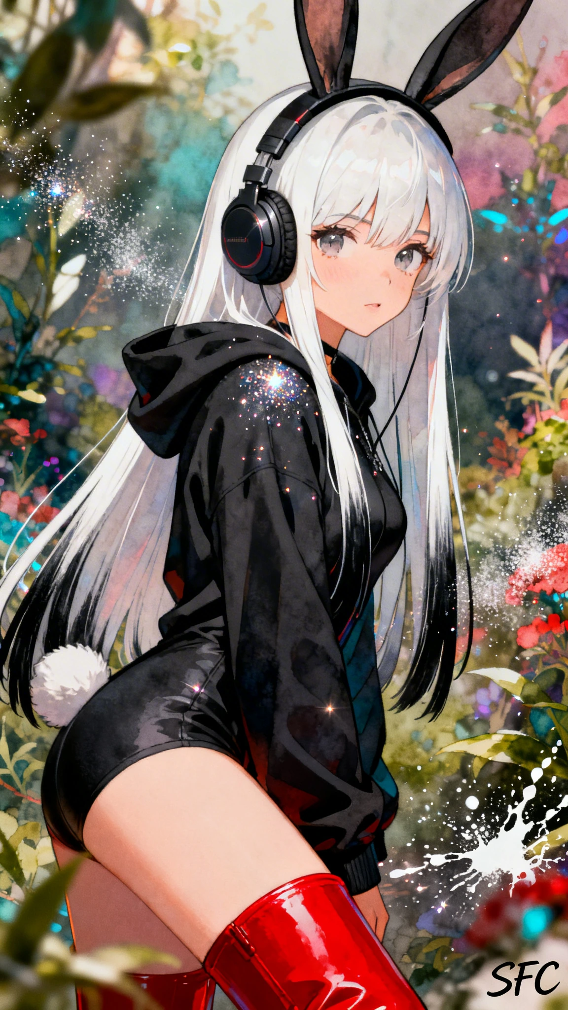 My Black bunny 🖤🐇