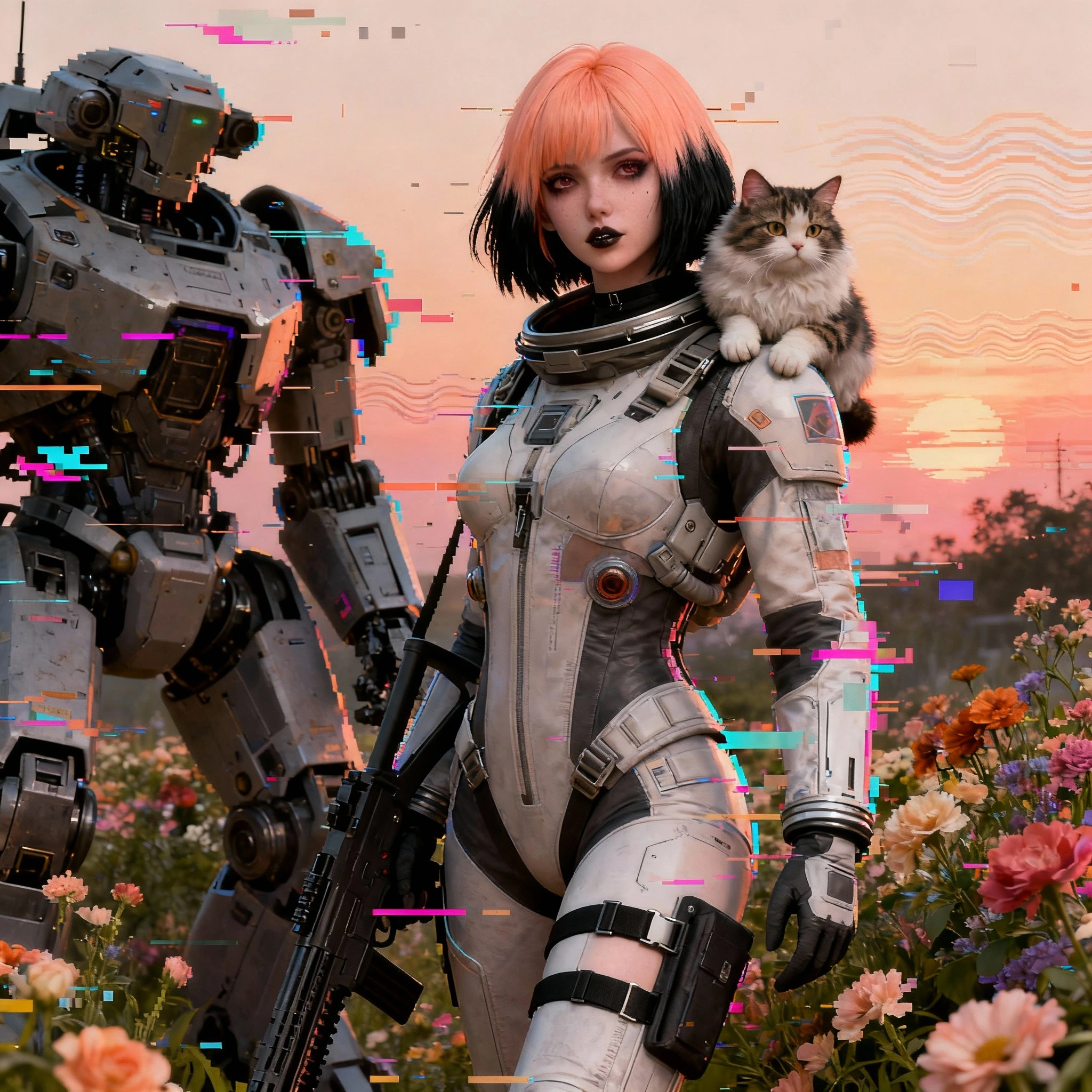 Good morning.☀️ Trying Eyecandy/Glitch