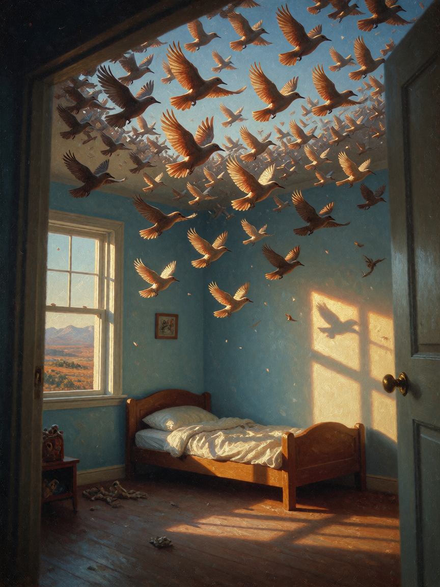 the room before you leave it for good.