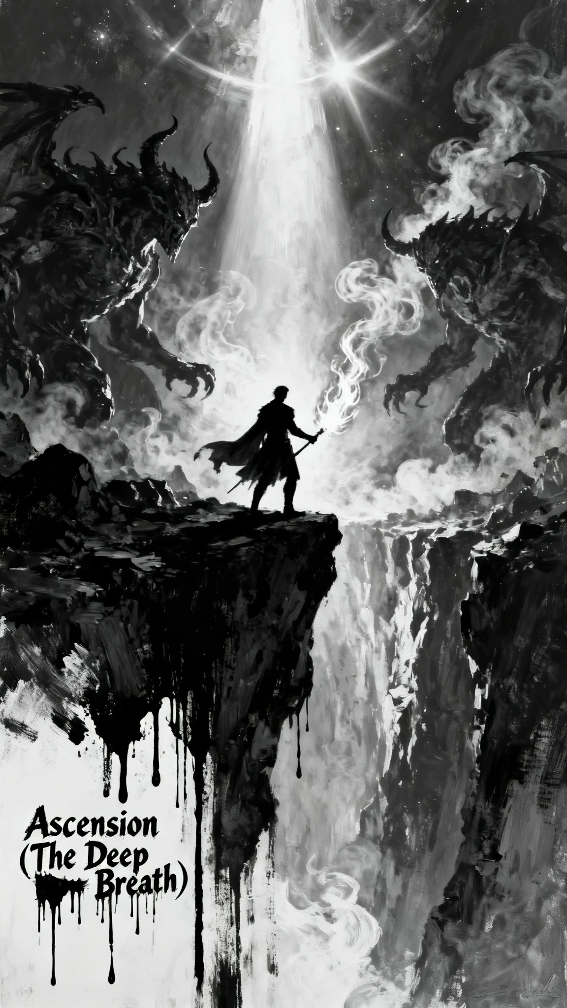 Let the darkness split apart. Let the abyss scream my name. I am no longer the lost prey on the clif…