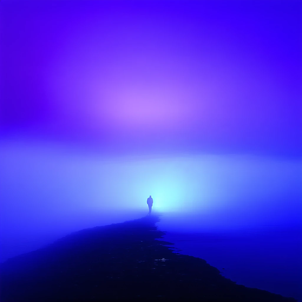 standing where light becomes question