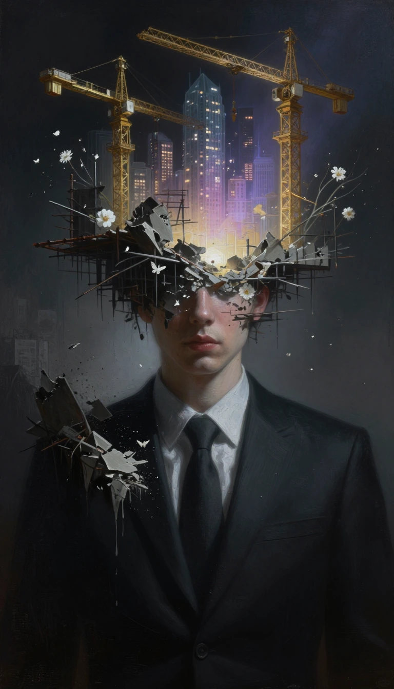 Golden cranes lift my memories, while fragile daisies grow among the rubble of my thoughts. I am the…