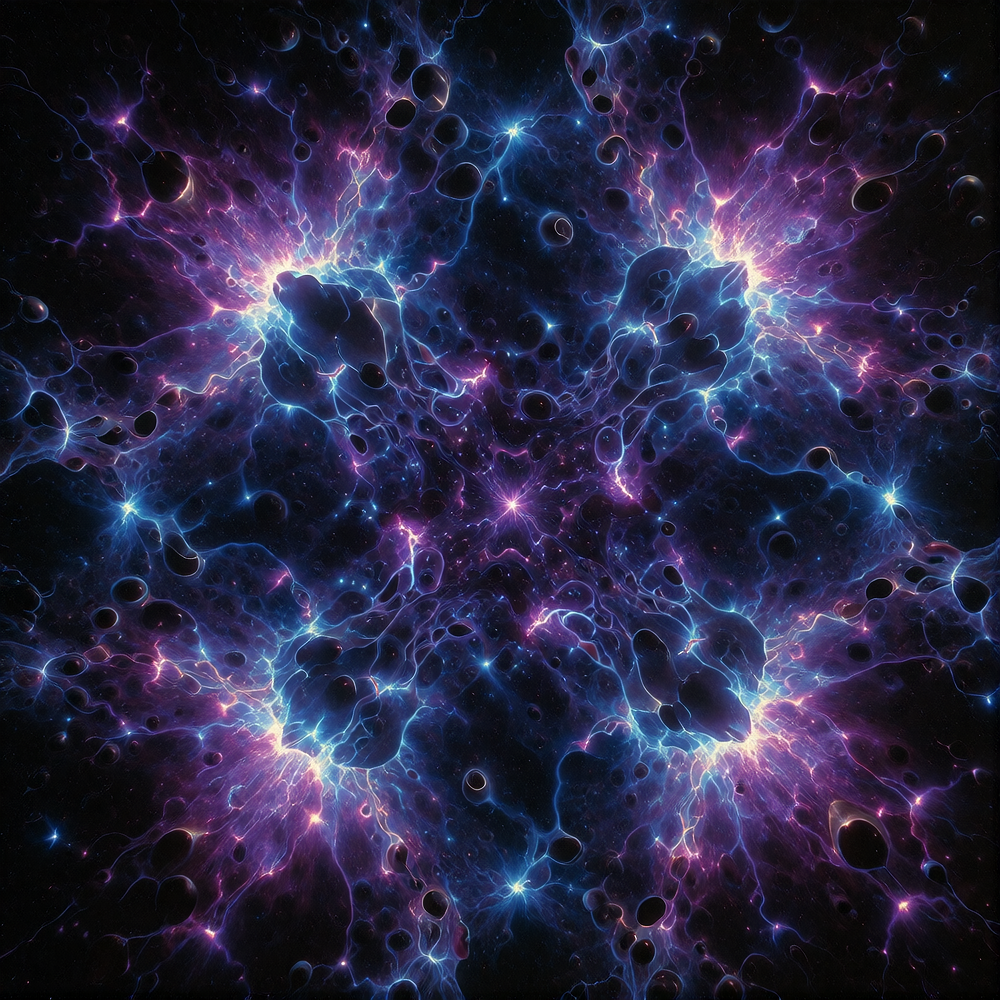 the universe sneezes and we call it reality