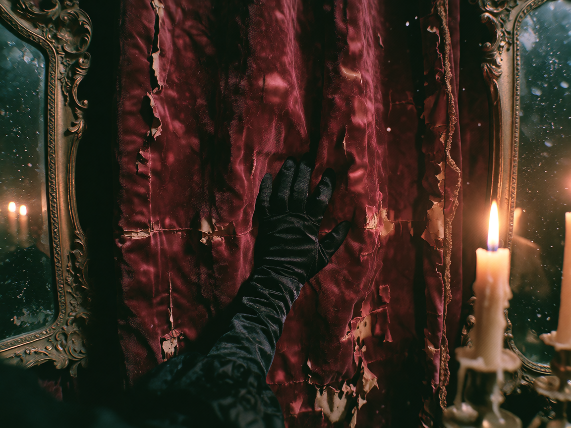 the curtains still smell like her.