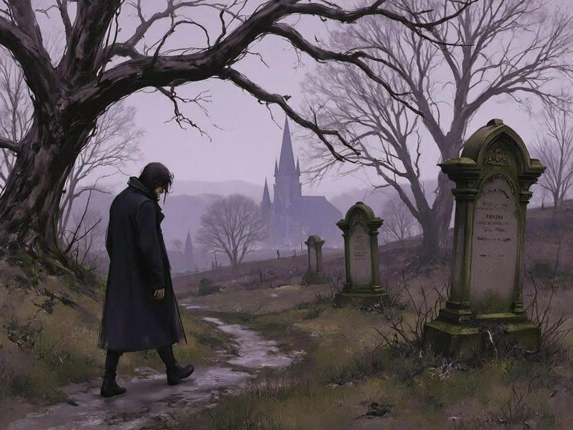 the living visit, but only the dead stay.