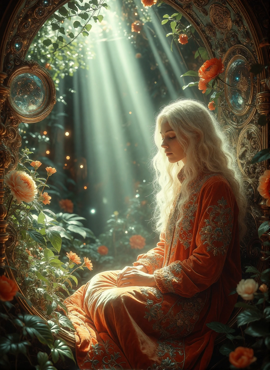 nourished soul, reclusive, creative, suffocated by rigidity and process