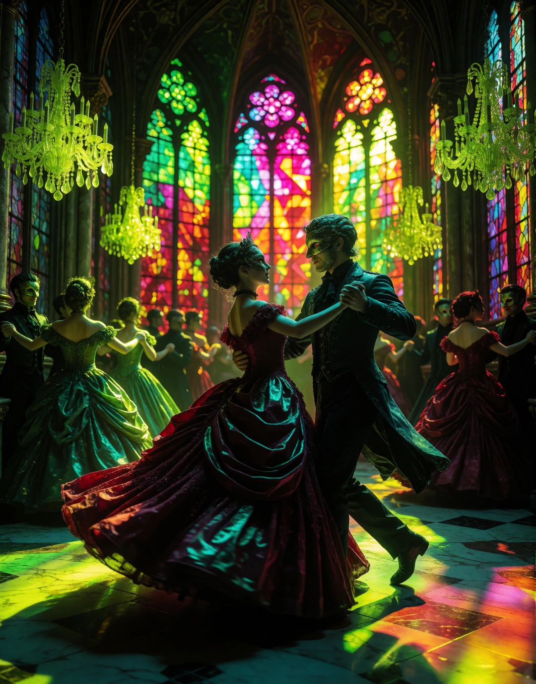 More dancing colors