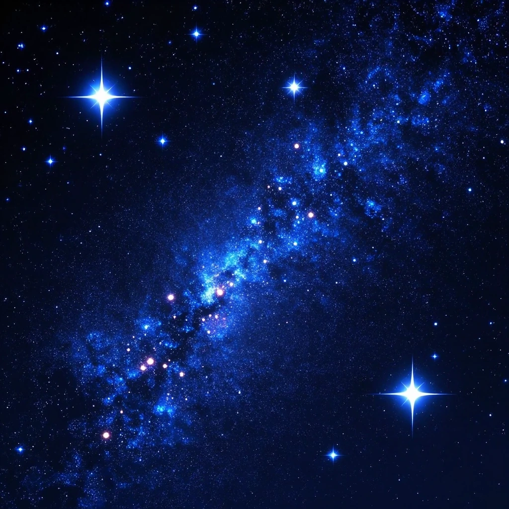 Abstract starry sky creative beautiful whimsical