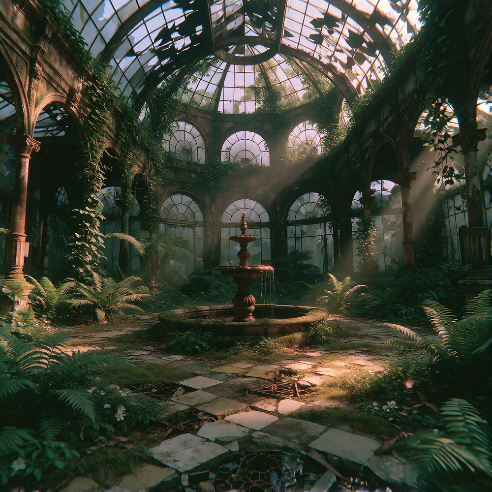 the garden remembers what it was supposed to be.