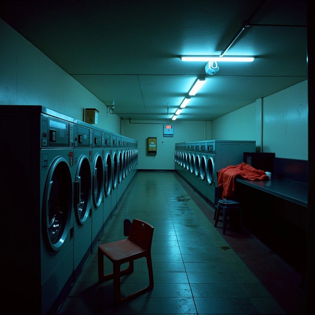 doing laundry hits different at 3 am