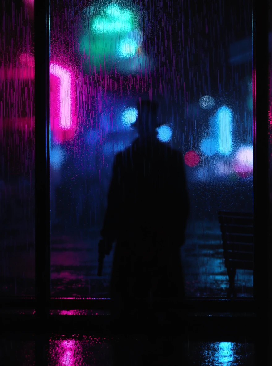 Behind the glass, the chaos is magnificent. But on this side, all that remains is silence and shadow…
