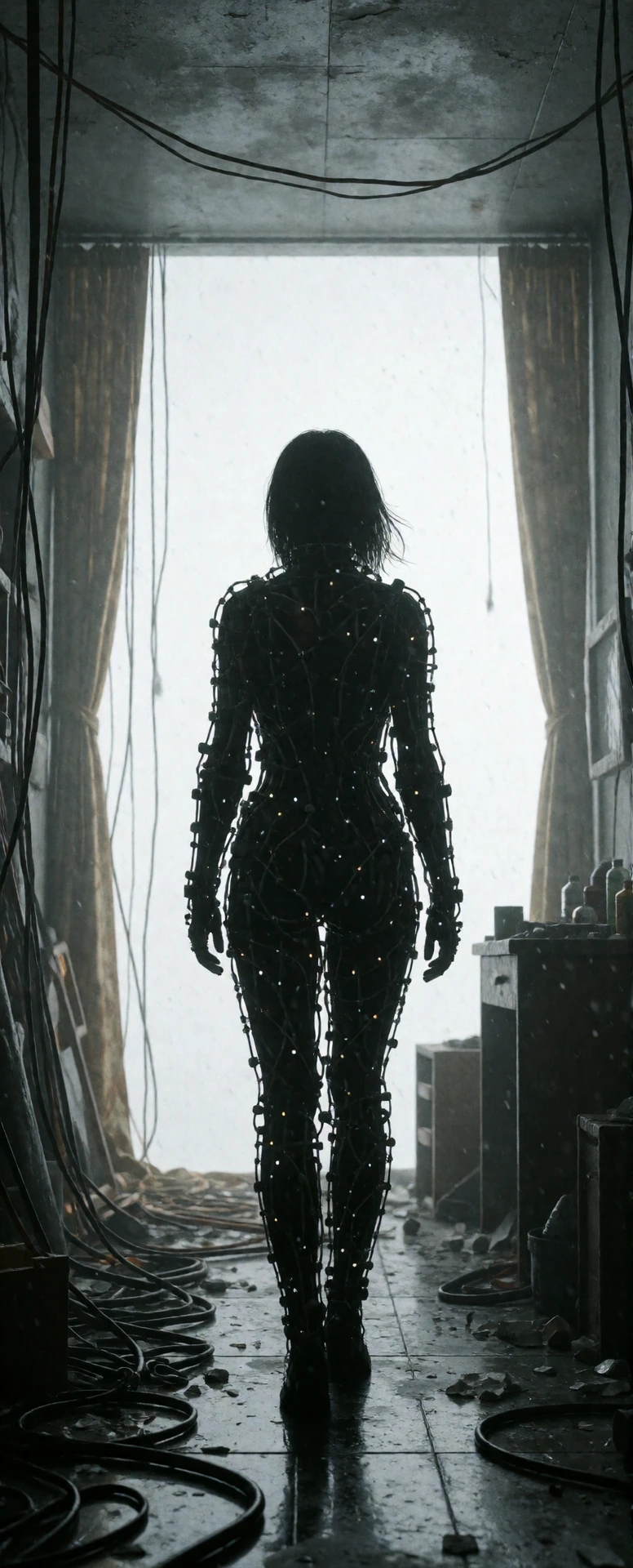 the room where echoes are stored is inside the room where light is absorbed. In the silhouette of a shadows outline. Something, so fine, might require microscopic accuracy.