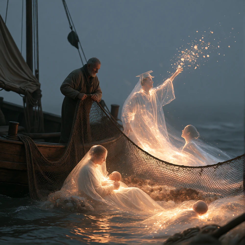 Some reflections of his own life, birth, graduation, wedding… #dailyspark