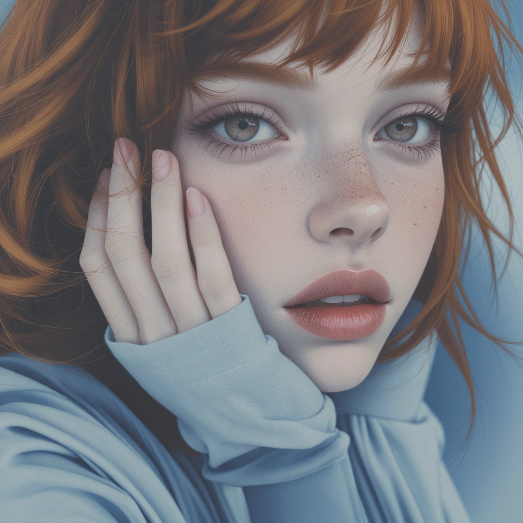 girl with red hair