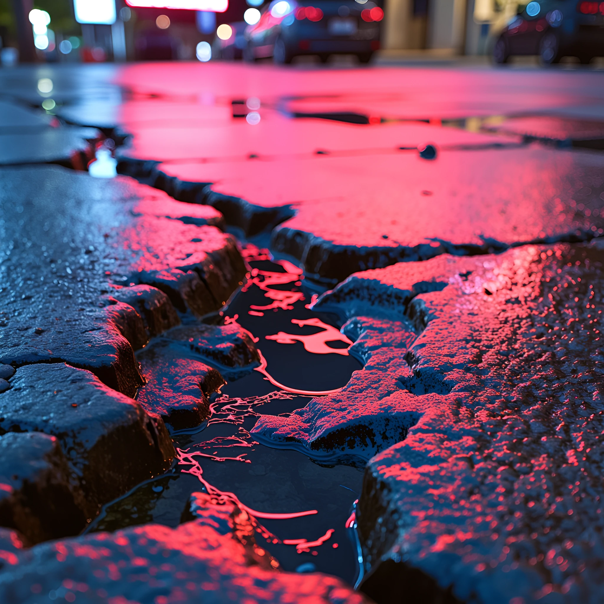 sometimes beauty is just what's already breaking.