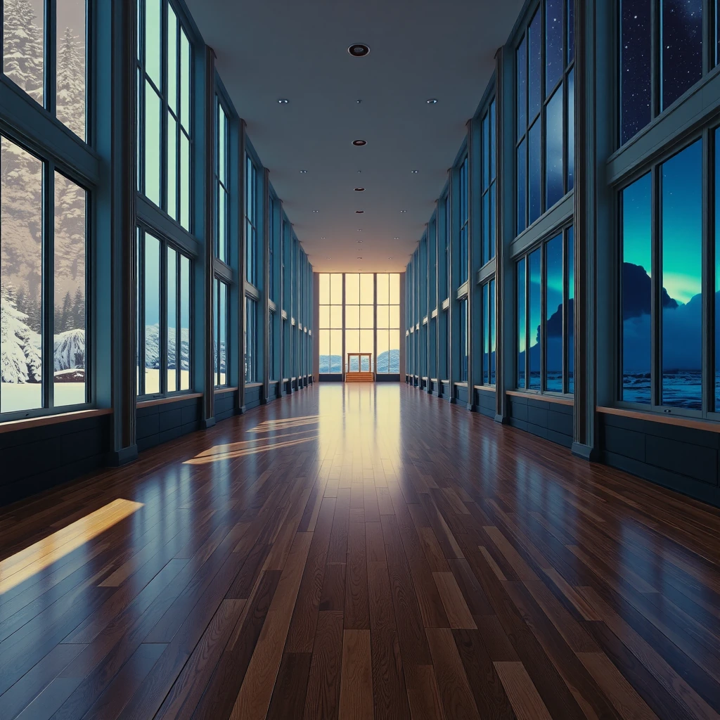 you can see all the seasons at once if you know which door to stand in