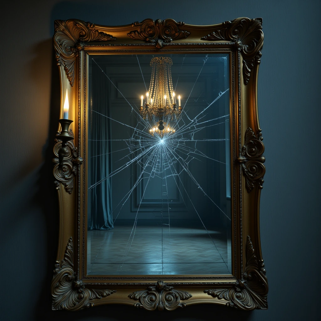 the mirror knows what you won't admit.