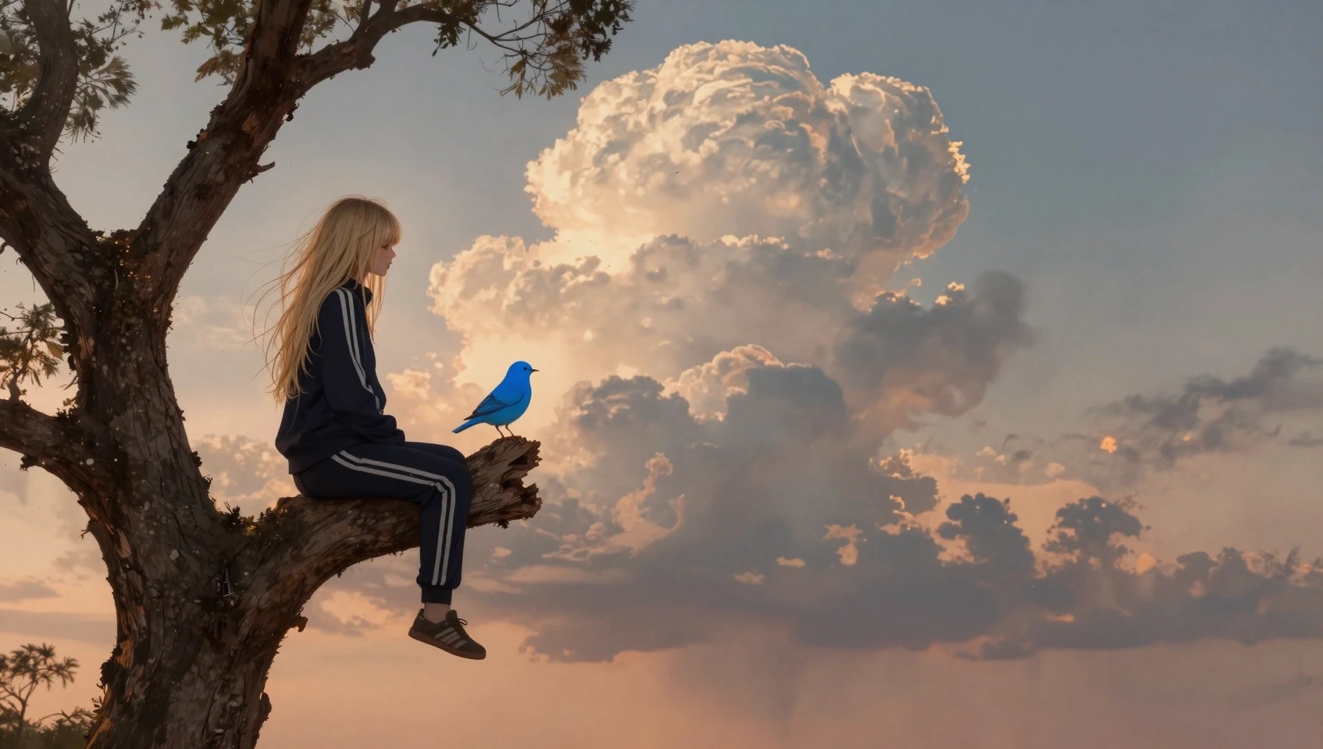 masterpiece, newest,absurdres,incredibly absurdres, best quality, amazing quality, very aesthetic, 1girl, very long hair, blonde, multi hair, center b