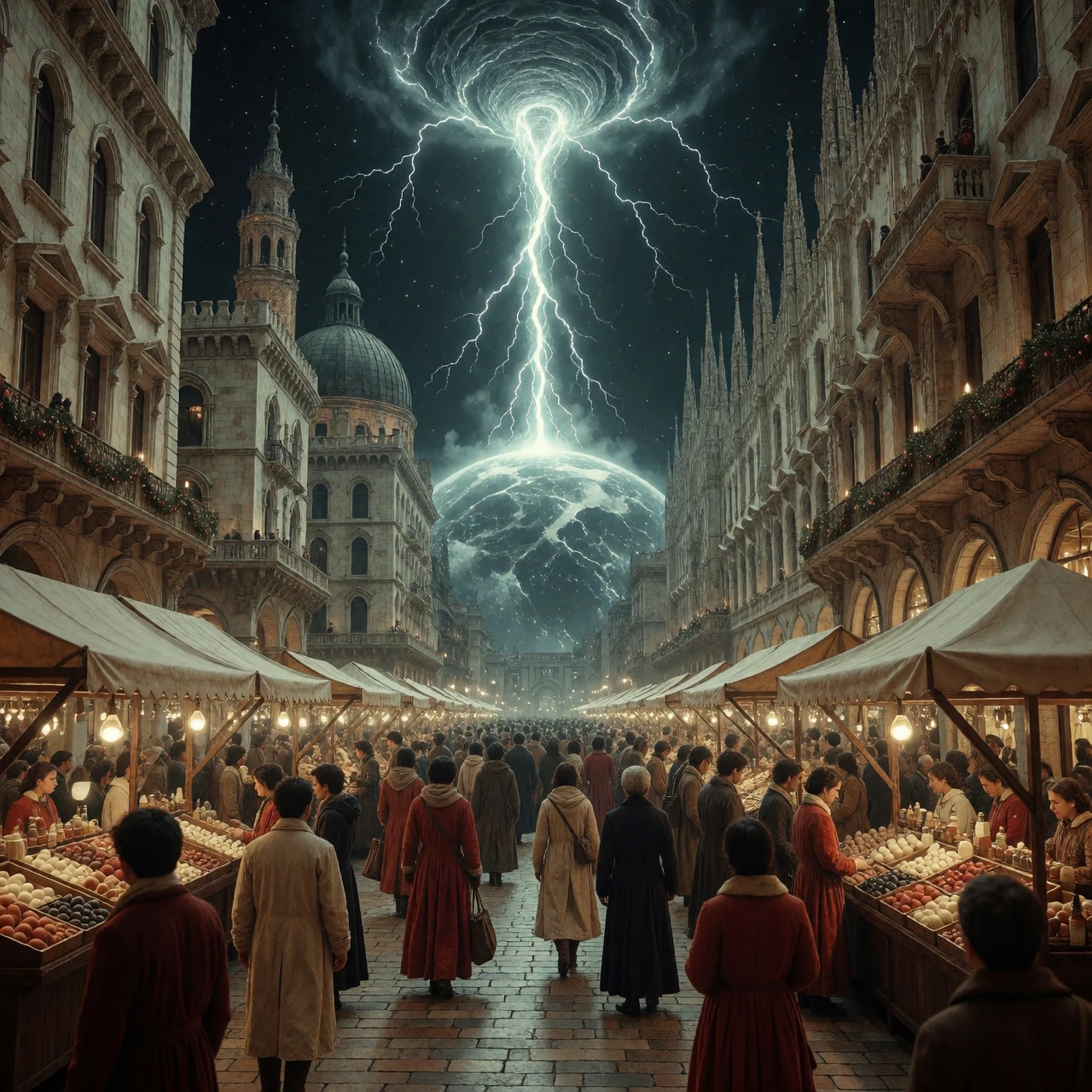 Night of the Unknown; A Mysterious World Where Reality Begins To Unravel... The bustling city of Milan in an early Renaissance Era Fantasy World featu