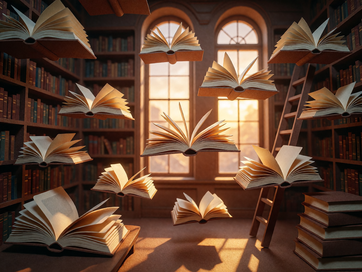 the books knew where they were going.