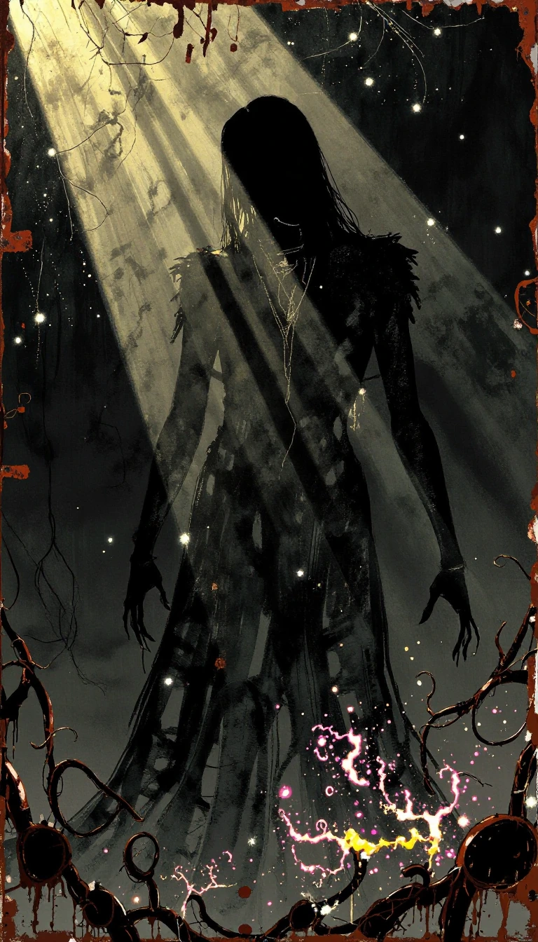 I am the memory that is burned, the silhouette dancing in the dust of dead stars. Do not look at me…