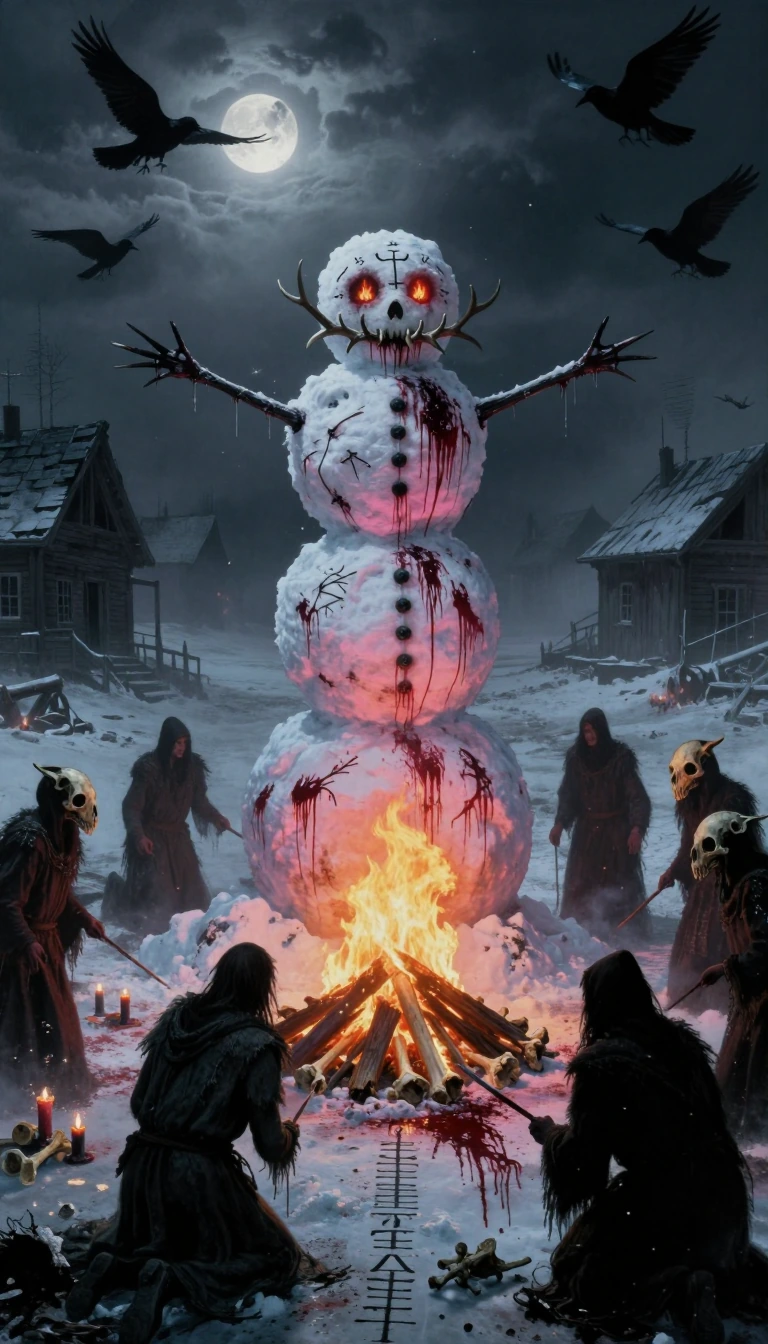 Hear the cry of the crows, heralds of nothingness, Greet the idol with eyes of devouring fire. Burn…