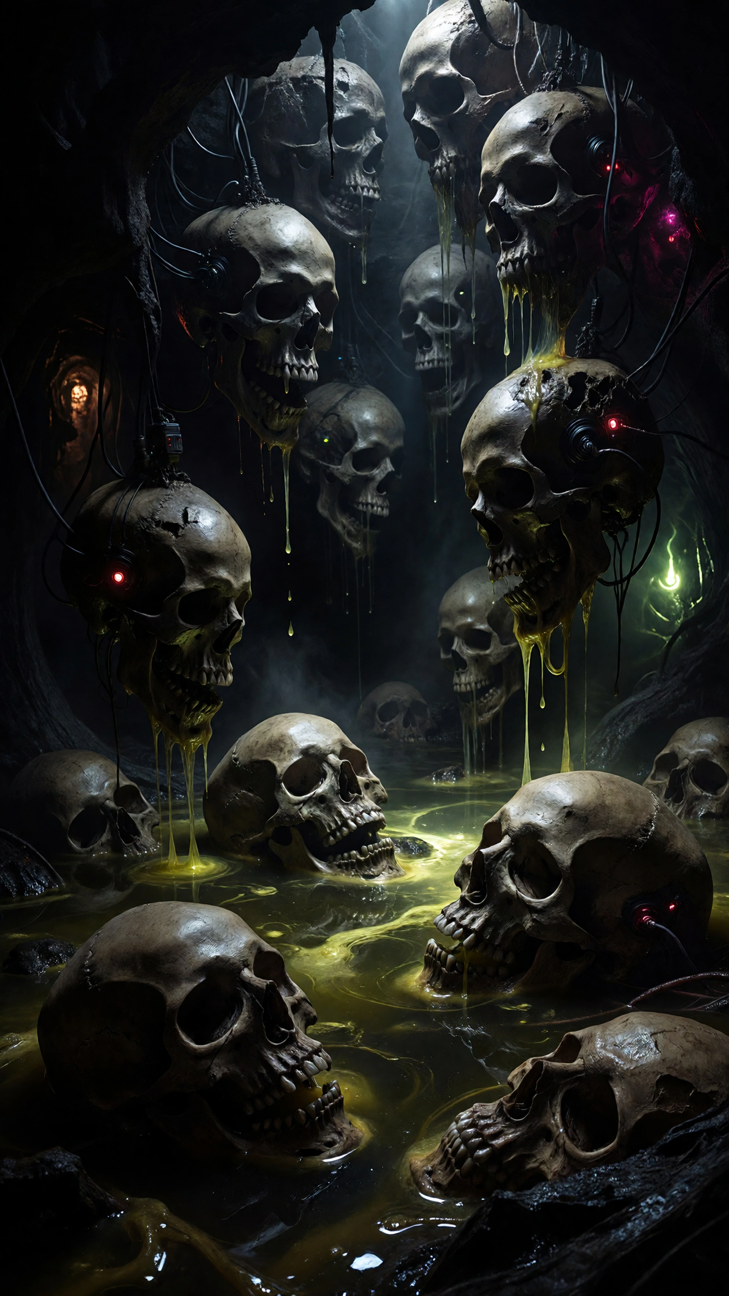 Wired to the abyss. Acid tears. The server of dead souls is saturated.💀