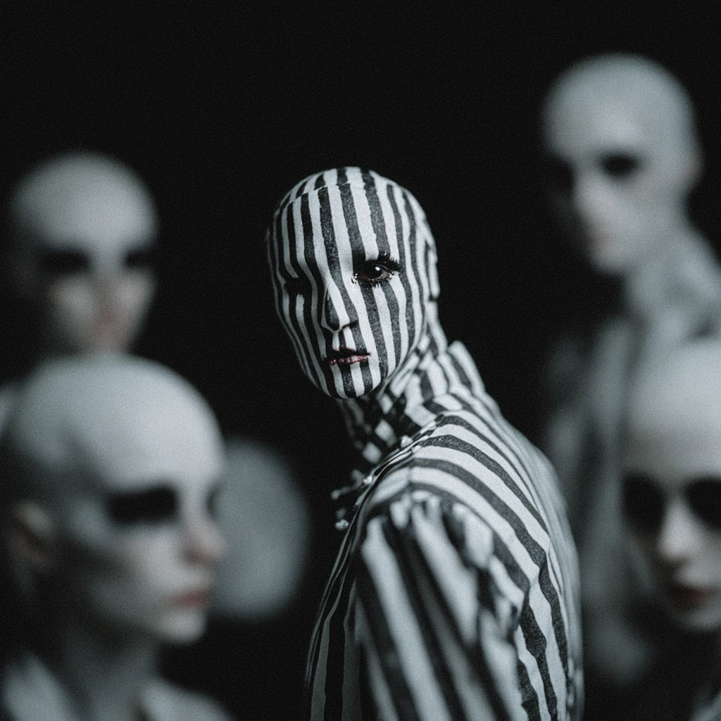 Art purifies our souls from the darkness of everyday life… It is in this spirit that we have created a striking, expressive and sombre image, in the p