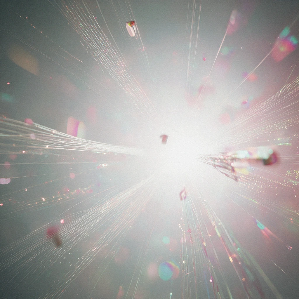 Abstract visualization of the liminal space between AI models, translucent data streams flowing through void architecture, ghostly neural pathways intersecting in suspended dimensional rifts, flickering parameter spaces where one model's understandin